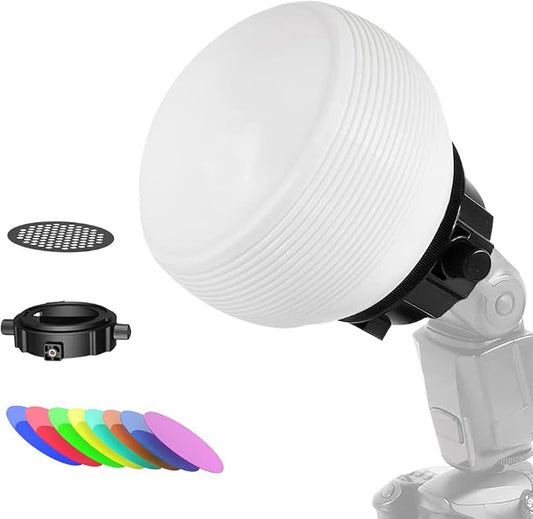 Photography Lighting Flash Diffuser Set, LENSGO Professional Flash Kit Flash by LENSGO