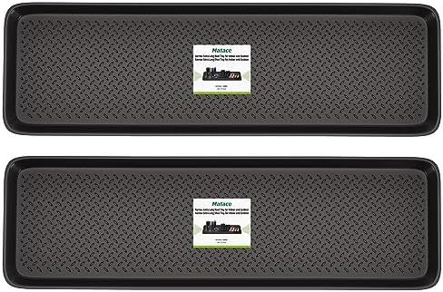 Matace 2 Pack Rubber Extra Large Shoe Tray by MataceCarpet