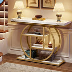 Tribesigns 41.3" Console Table, Industrial 4-Tier Sofa Entryway Table - Image 5
