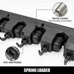 IMILLET 2 Pack Mop and Broom Holder, Wall Mount Organizer Storage Tool Rack - Image 2