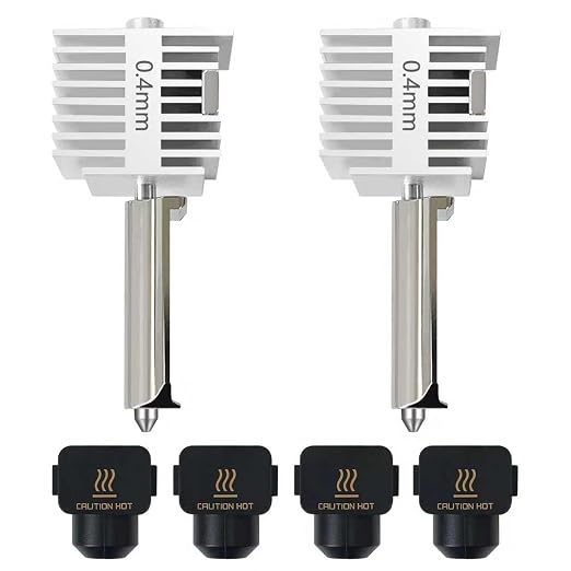 HzdaDeve 2 Pack A1 Mini/A1/A2L Hotend Print Head Hot End Kit Extruder Upgrade by HzdaDeve