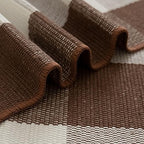 Buffalo Plaid Outdoor Rugs, Layering Rug - Image 7