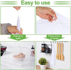 4 Pack Mesh Food Covers 17 inch, Large and Tall Food Covers, Pop-Up Mesh Food - Image 4