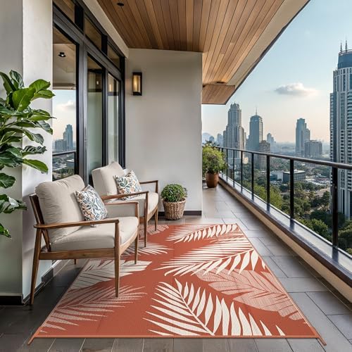 GENIMO Outdoor Rug, Waterproof Plastic Rugs - Image 4