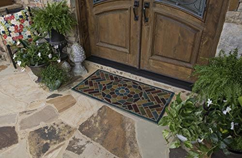Mohawk Home Entryway Door Mat 2' x 4' All Weather Doormat Outdoor Non Slip - Image 2