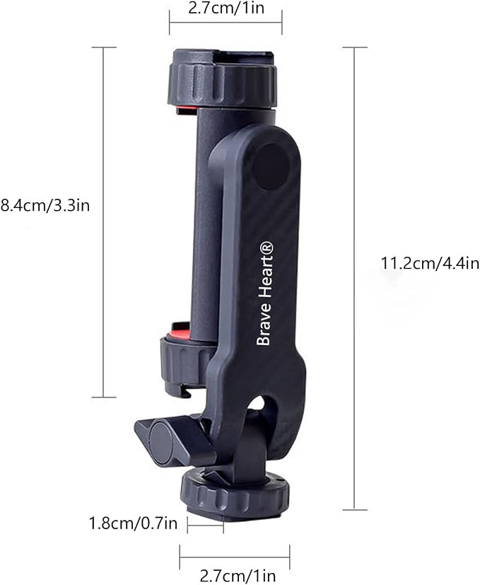 Black Mini Tripod Phone Stand - Image 3