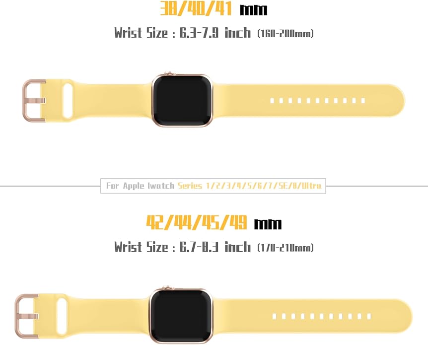 Sport Band Compatible with Apple Watch Bands 49mm 46mm 45mm 44mm 42mm 41mm 40mm - Image 7