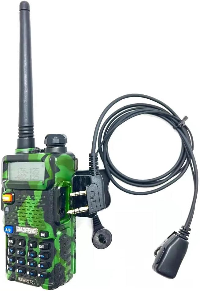 Walkie Talkies Earpieces with Mic 2 Pin Covert Air Acoustic Tube Headset - Image 3