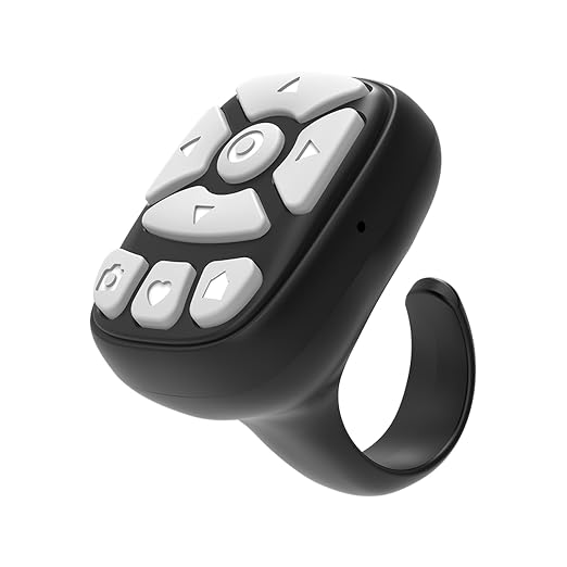 Novzix TikTok Scrolling Ring – 8-Button Finger Tip Wireless Remote, by FindMySeries