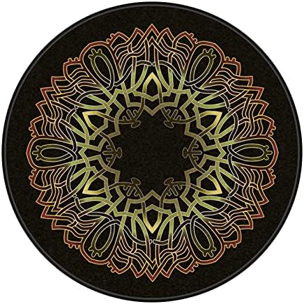Chair Mat for Hardwood Floor Anti-Slip Floor Protector Round Gaming Computer - Image 2