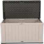 LIFETIME 60186 Heavy-Duty Outdoor Storage Deck Box, 116 Gallon, Desert - Image 4