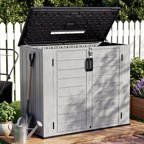 Outdoor Storage Shed Resin Waterproof Storage Cabinet by LegacyAmerhomeDirect