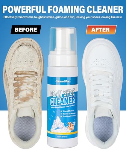 Shoe Cleaner, No-Rinse Deep-Cleaning Foam, Revives White Sneaker Fast - Image 2