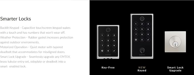 Emtek EMP21211US15 Empowered 2 Electronic Touchscreen/Fingerprint Key Free - Image 4