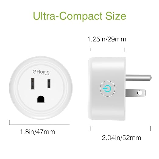GHome Smart Plug Mini, WiFi Smart Outlet Plug Compatible - Image 8