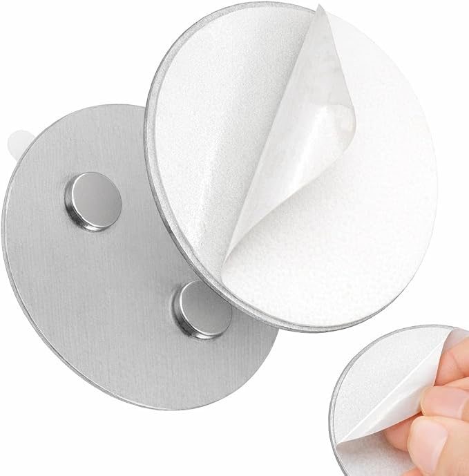 ECENCE Magnetic Smoke Detector Installation Tool 20pcs Magnetic Adhesive Pads by ECENCETradingGmbH
