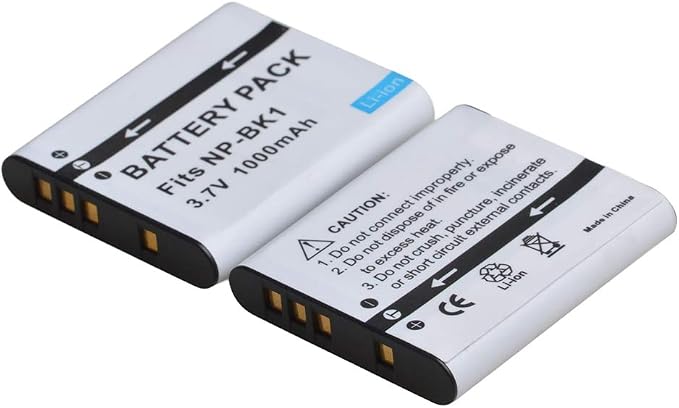 Tectra 2-Pack NP-BK1 Battery and LED USB Charger - Image 9