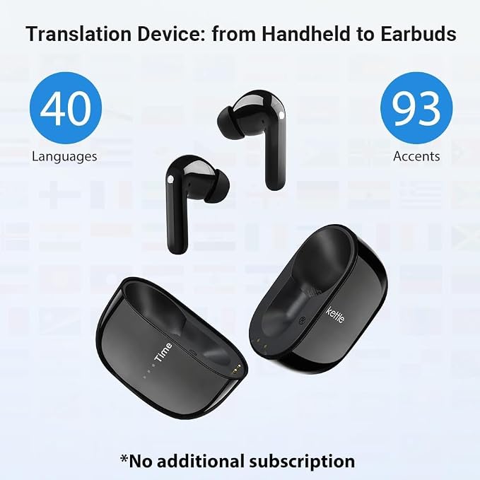 Timekettle M3 3-in-1 Language Translator Earbuds, Real-Time Translation in 43 - Image 2