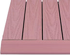 NewTechWood 1/6 ft. x 1 ft. Quick Deck Composite Deck Tile Straight Fascia in by NewTechWood