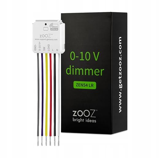 Zooz 700 Series Z-Wave Plus 0-10 V Dimmer ZEN54 | Z-Wave Hub Required by ZOOZ