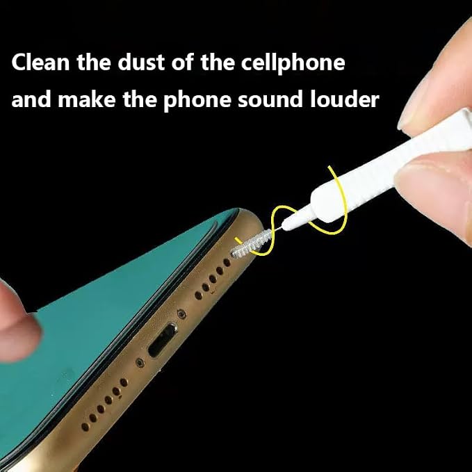 Charge Port Cleaning Tool Kit for iPhone 16 Pro Max, Anti-Clogging Mini Brushes - Image 4