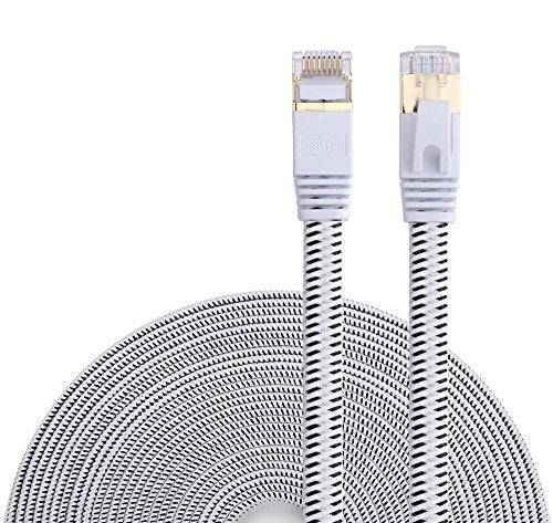 DanYee Cat8 Ethernet Cable, Nylon Gold Plated Plug STP Wires - 3ft by DanYee
