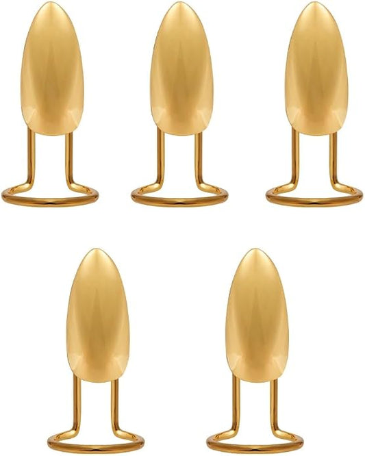 Set of 5 Mechanical Aesthetic Wearable Nails Adjustable Finger Accessories by Unknown