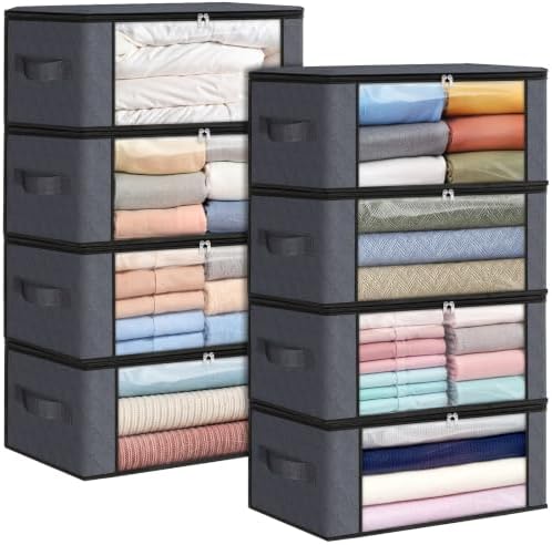 Fab totes 35L Closet Organizers, Foldable Under Bed Storage Containers by Fabtotes