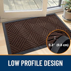 OLANLY Front Door Mat Outside Entrance, Waterproof Heavy-Duty Doormat - Image 6