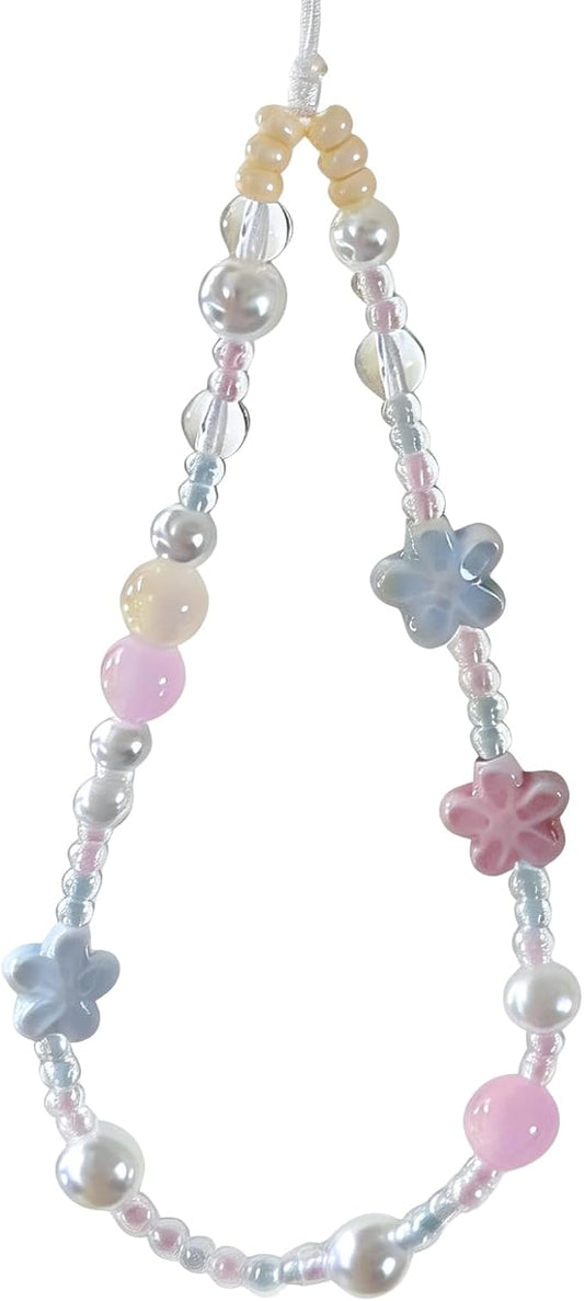 Beaded Camera Wrist Strap Cute Digital Camera Charm Lanyard, Phone Wristlet by CasaPopz