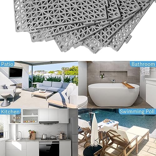 12” x 12” Drainage Interlocking Floor Mats 12 Pack - Image 7