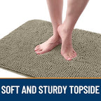 OLANLY Dog Door Mat for Muddy Paws 45x27, Super Absorbent Chenille Mud Mat - Image 4