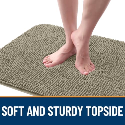 OLANLY Dog Door Mat for Muddy Paws 45x27, Super Absorbent Chenille Mud Mat - Image 4