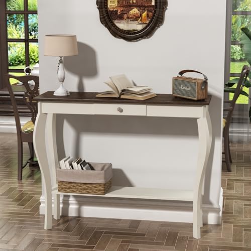 ChooChoo 39" Narrow Farmhouse Entryway Table - Image 6