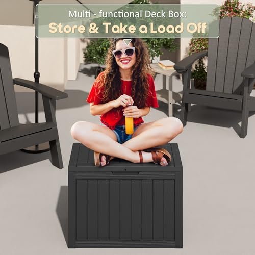 KAMABOKO Outdoor Storage Box, 55 Gallon Deck Box Outdoor Waterproof Patio - Image 5