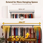 HOKEEPER Clothes Rack 450LBS Adjustable Garment Rack - Image 5