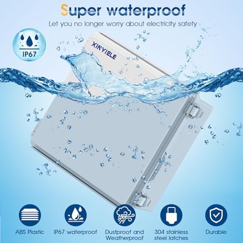 Waterproof Outdoor Project ABS Plastic Junction Box IP67 Weatherproof Dustproof - Image 2