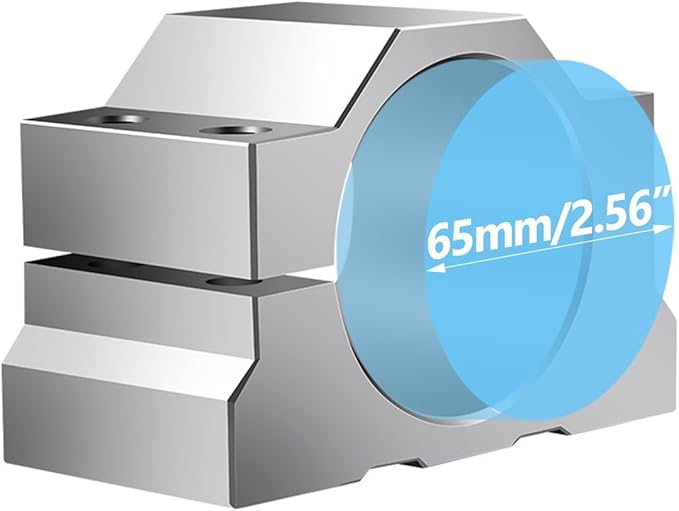 65mm CNC Spindle clamp Motor Bracket by Unknown
