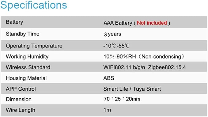 Tuya ZigBee Water Level Sensor Leakage Alarm Flood Leak Detector Smart Home - Image 6