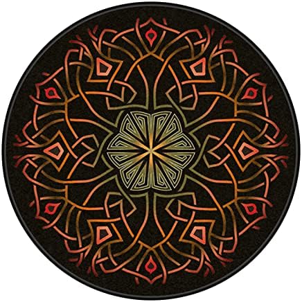 Chair Mat for Hardwood Floor Anti-Slip Floor Protector Round Gaming Computer - Image 2