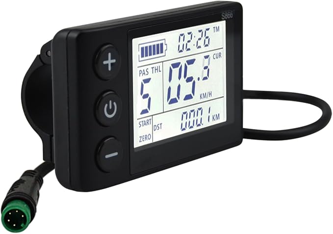 S866 Electric Bicycle LCD Display Meter, 24V 36V 48V Ebike LCD Display Control by Flylin