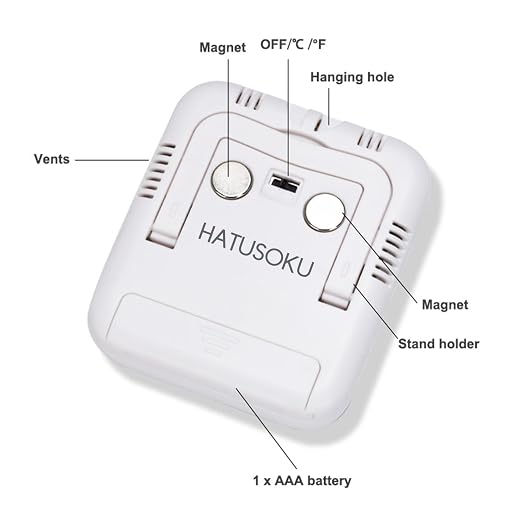 HATUSOKU Digital Thermometer and Hygrometer - Image 6