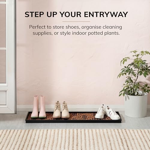 Anji Mountain Heavy Duty Waterproof Rubber Shoe Storage Mat Organizer/Boot - Image 2