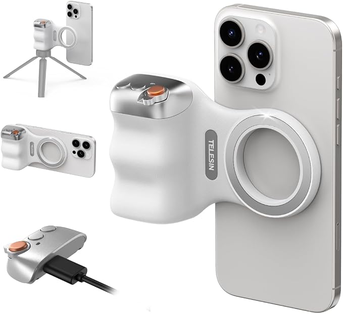 TELESIN Fun Shot Magnetic Phone Camera Grip 2 by telesin