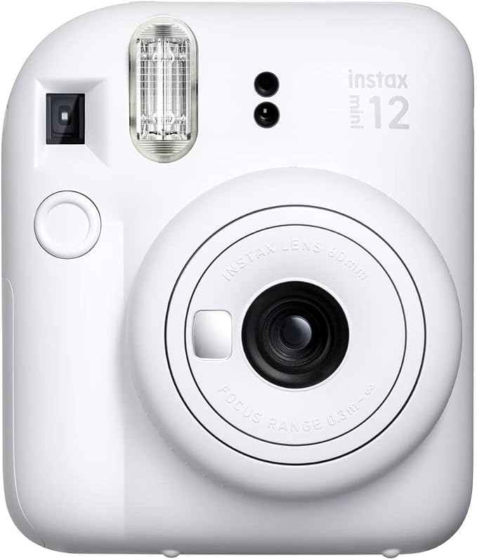 FUJIFILM INSTAX Mini 12 Instant Film Camera | Clay White Bundled - Image 2