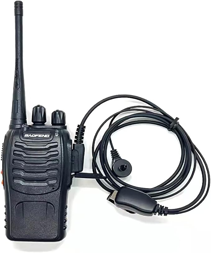 Walkie Talkies Earpieces with Mic 2 Pin Covert Air Acoustic Tube Headset - Image 4