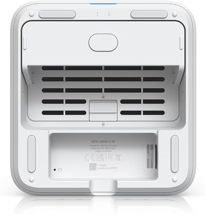 Ubiquiti NAS System UNAS-2 2 trays 3.5" White - Image 5