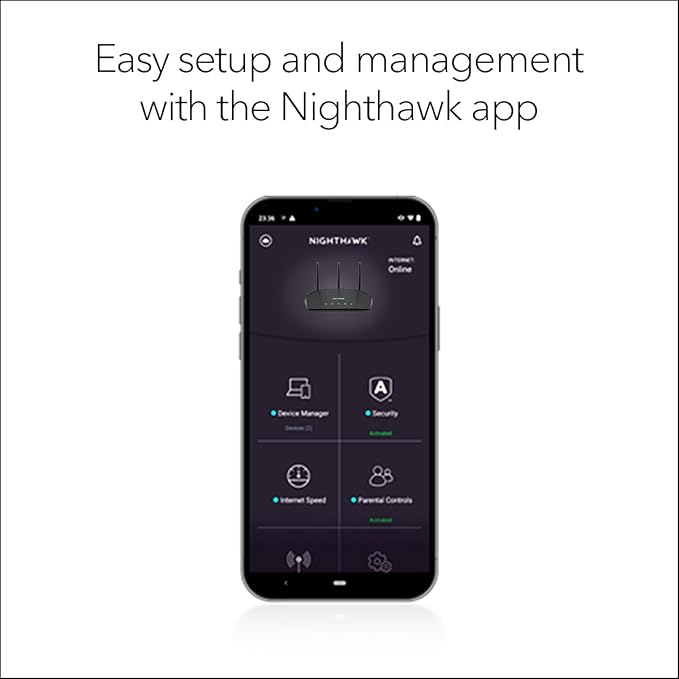 NETGEAR RAX36-100PAR AX3000 Nighthawk 4-Stream AX4 Up to 3 Gbps Wireless Speed - Image 6