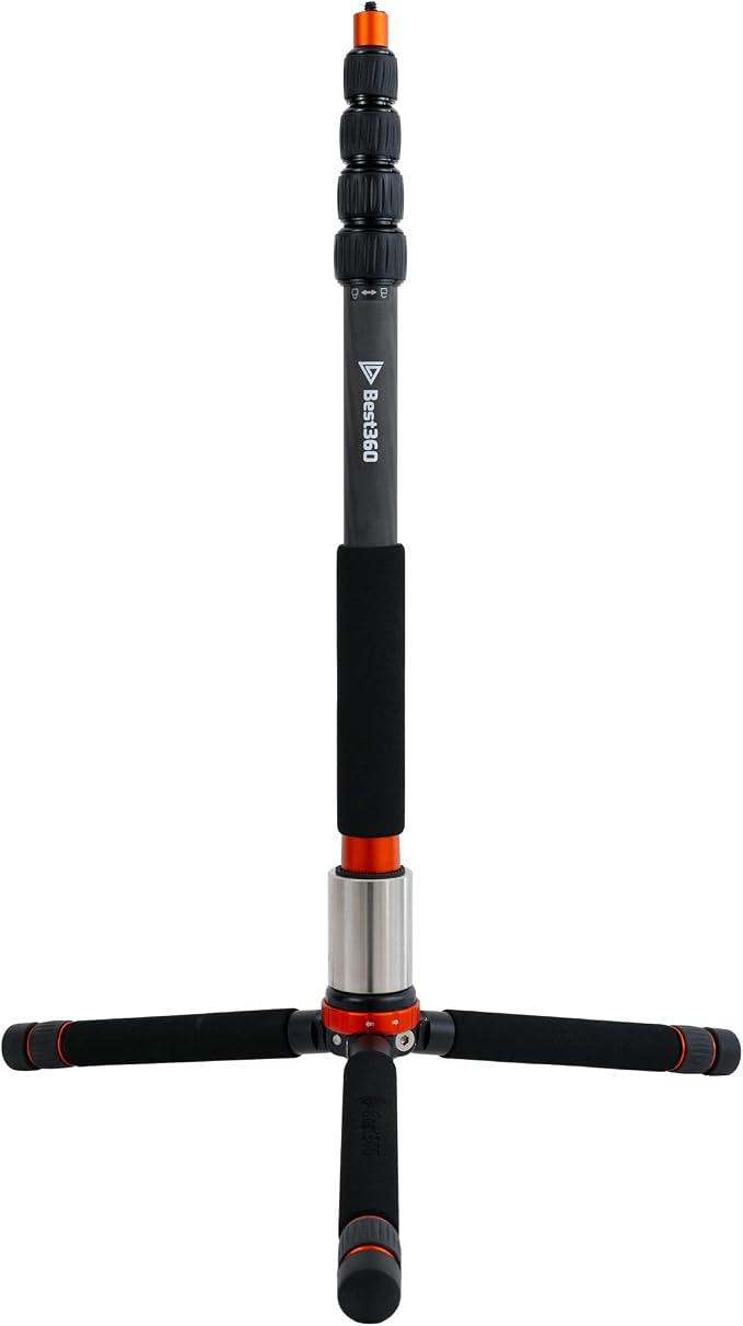 Monopod Pro Carbon Fiber Edition 360 Camera Stand, Compatible by Best360