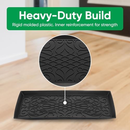 Superio Rubber Boot & Shoe Tray, Heavy Duty, Protects Floors from Water and Dirt - Image 5